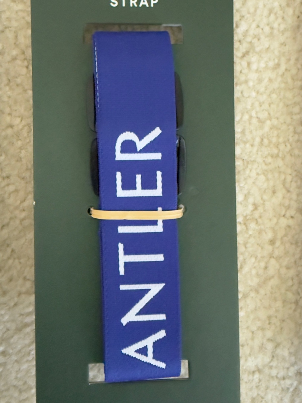 BRAND NEW ANTLER LUGGAGE STRAP - COBALT BLUE  - ONE SIZE - 50% OFF